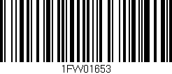 Código de barras (EAN, GTIN, SKU, ISBN): '1FW01653'