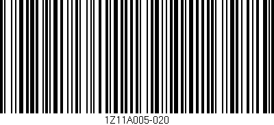 Código de barras (EAN, GTIN, SKU, ISBN): '1Z11A005-020'