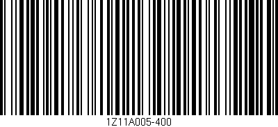 Código de barras (EAN, GTIN, SKU, ISBN): '1Z11A005-400'