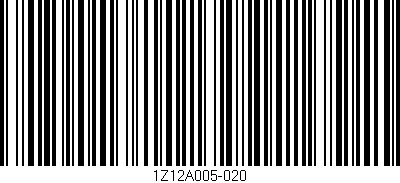 Código de barras (EAN, GTIN, SKU, ISBN): '1Z12A005-020'