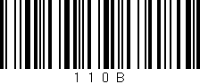 Código de barras (EAN, GTIN, SKU, ISBN): '1_1_0_B'