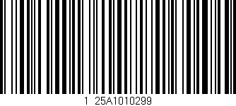Código de barras (EAN, GTIN, SKU, ISBN): '1/25A1010299'