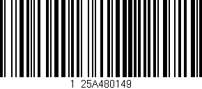 Código de barras (EAN, GTIN, SKU, ISBN): '1/25A480149'