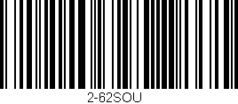 Código de barras (EAN, GTIN, SKU, ISBN): '2-62SOU/'