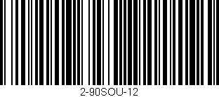 Código de barras (EAN, GTIN, SKU, ISBN): '2-90SOU-12'