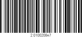 Código de barras (EAN, GTIN, SKU, ISBN): '2.0100208e7'