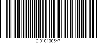 Código de barras (EAN, GTIN, SKU, ISBN): '2.0101005e7'