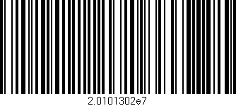Código de barras (EAN, GTIN, SKU, ISBN): '2.0101302e7'