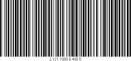 Código de barras (EAN, GTIN, SKU, ISBN): '2.121.1000.6.400.0'