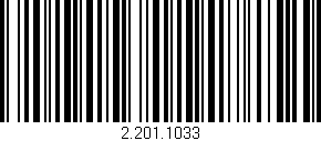 Código de barras (EAN, GTIN, SKU, ISBN): '2.201.1033'