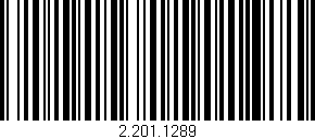 Código de barras (EAN, GTIN, SKU, ISBN): '2.201.1289'