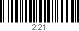 Código de barras (EAN, GTIN, SKU, ISBN): '2.21'