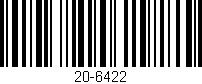 Código de barras (EAN, GTIN, SKU, ISBN): '20-6422'