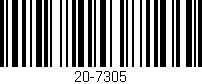Código de barras (EAN, GTIN, SKU, ISBN): '20-7305'