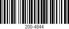 Código de barras (EAN, GTIN, SKU, ISBN): '200-4844'