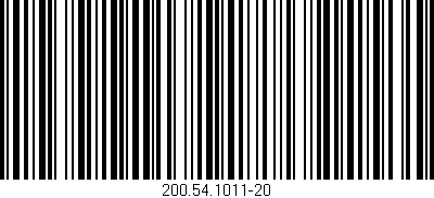 Código de barras (EAN, GTIN, SKU, ISBN): '200.54.1011-20'