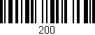 Código de barras (EAN, GTIN, SKU, ISBN): '200'
