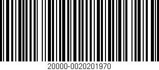 Código de barras (EAN, GTIN, SKU, ISBN): '20000-0020201970'