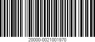 Código de barras (EAN, GTIN, SKU, ISBN): '20000-0021001970'
