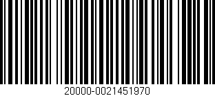 Código de barras (EAN, GTIN, SKU, ISBN): '20000-0021451970'