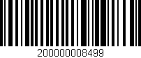 Código de barras (EAN, GTIN, SKU, ISBN): '200000008499'