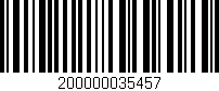 Código de barras (EAN, GTIN, SKU, ISBN): '200000035457'