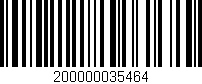Código de barras (EAN, GTIN, SKU, ISBN): '200000035464'