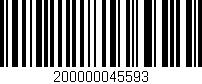Código de barras (EAN, GTIN, SKU, ISBN): '200000045593'