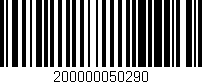 Código de barras (EAN, GTIN, SKU, ISBN): '200000050290'