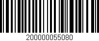 Código de barras (EAN, GTIN, SKU, ISBN): '200000055080'