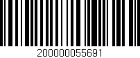 Código de barras (EAN, GTIN, SKU, ISBN): '200000055691'
