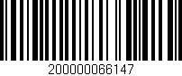 Código de barras (EAN, GTIN, SKU, ISBN): '200000066147'