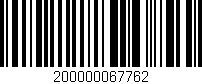 Código de barras (EAN, GTIN, SKU, ISBN): '200000067762'