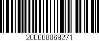 Código de barras (EAN, GTIN, SKU, ISBN): '200000068271'