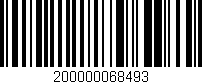 Código de barras (EAN, GTIN, SKU, ISBN): '200000068493'