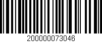 Código de barras (EAN, GTIN, SKU, ISBN): '200000073046'