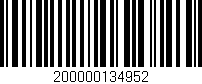 Código de barras (EAN, GTIN, SKU, ISBN): '200000134952'
