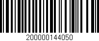 Código de barras (EAN, GTIN, SKU, ISBN): '200000144050'