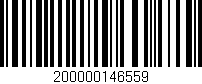 Código de barras (EAN, GTIN, SKU, ISBN): '200000146559'