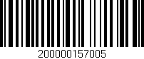 Código de barras (EAN, GTIN, SKU, ISBN): '200000157005'