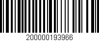 Código de barras (EAN, GTIN, SKU, ISBN): '200000193966'