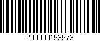 Código de barras (EAN, GTIN, SKU, ISBN): '200000193973'