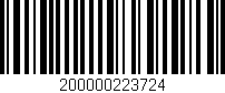Código de barras (EAN, GTIN, SKU, ISBN): '200000223724'