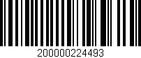Código de barras (EAN, GTIN, SKU, ISBN): '200000224493'