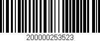 Código de barras (EAN, GTIN, SKU, ISBN): '200000253523'