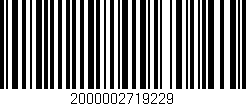 Código de barras (EAN, GTIN, SKU, ISBN): '2000002719229'