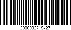 Código de barras (EAN, GTIN, SKU, ISBN): '2000002719427'