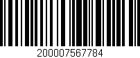 Código de barras (EAN, GTIN, SKU, ISBN): '200007567784'