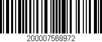 Código de barras (EAN, GTIN, SKU, ISBN): '200007568972'