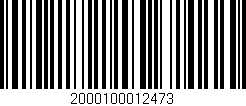 Código de barras (EAN, GTIN, SKU, ISBN): '2000100012473'